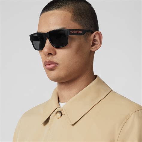 men's black Burberry shades